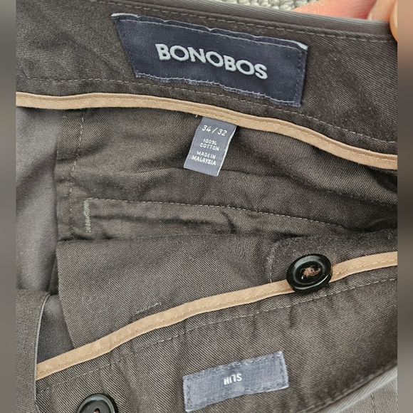 Bonobos Size 34/32 Weekday Warrior Slim Fit (Thursday) - Picture 5 of 7